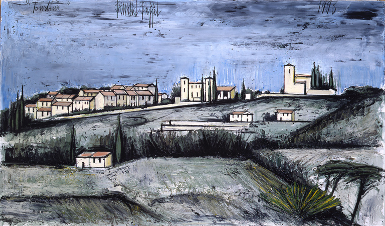 Bernard Buffet Official - Tourtour, 1993, 114 x 195 cm