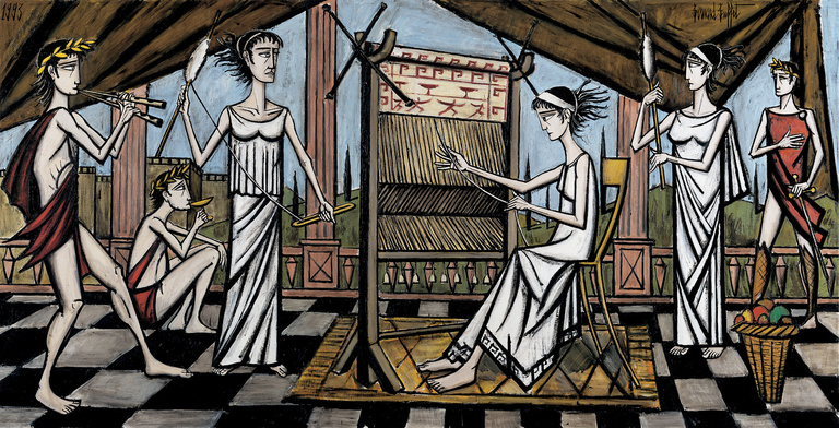 Bernard Buffet Officiel - Pénélope, 1993, 231 x 456 cm