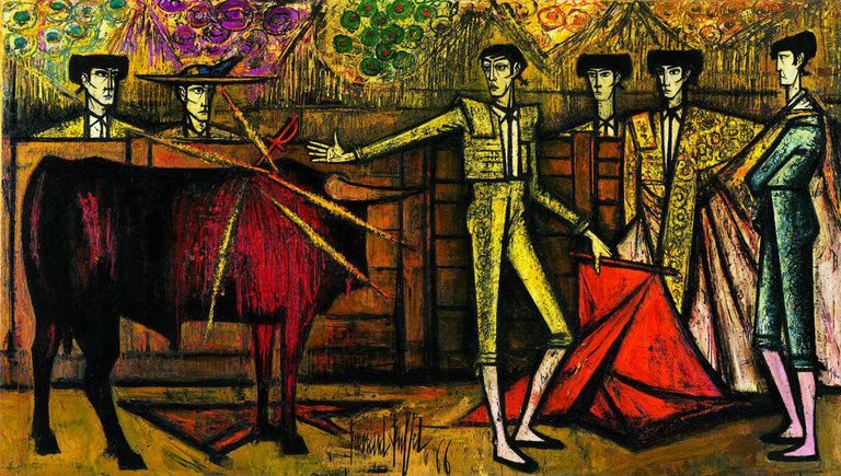 Bernard Buffet Officiel - La mise à mort, 1966, 245 x 430 cm