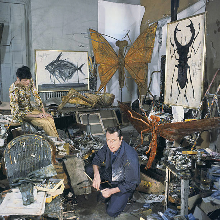 Bernard Buffet Official - Bernard Buffet’s studio in the 1960s (approximate scale).